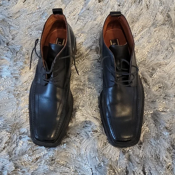 Shoes | Mens Freemood Black Leather Ankle Boots | Poshmark display picture 2